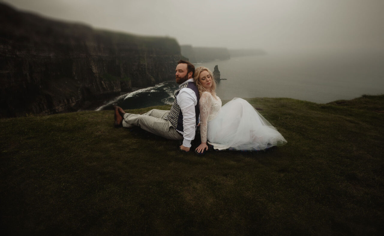 Lindsey and Gordon elopement Cliffs Of Moher