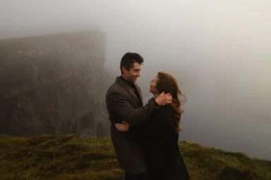 Stephanie and Patrick engagement at Cliffs Of Moher