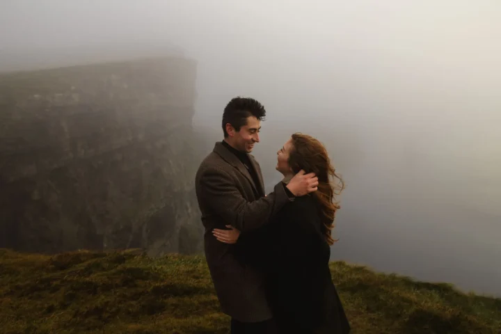 Stephanie and Patrick engagement at Cliffs Of Moher